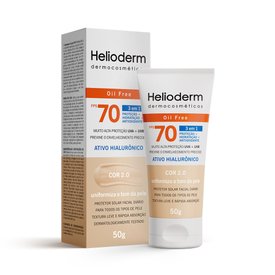 PROTETOR SOLAR FACIAL HELIODERM FPS70 2.0 50G