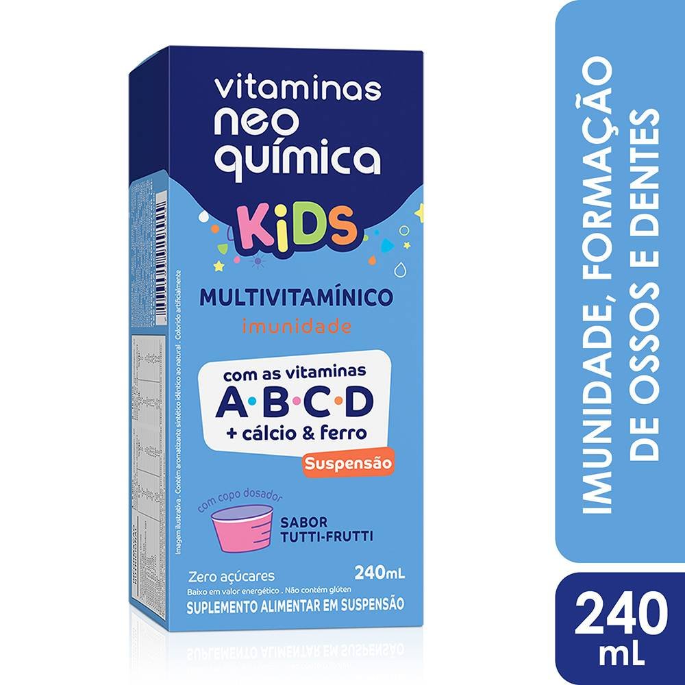 Multivitamínico Neo Química Vitaminas Kids Gotas 240ml