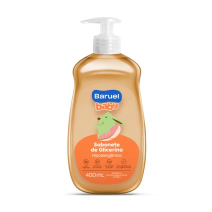 SABONETE LÍQUIDO BARUEL BABY GLICERINA 400ML