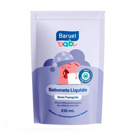 SABONETE LÍQUIDO BARUEL BABY SONO TRANQUILO REFIL 210ML