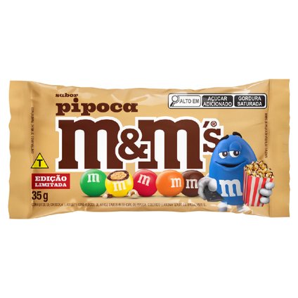 CHOCOLATE M&MS SABOR PIPOCA DE CINEMA 35G