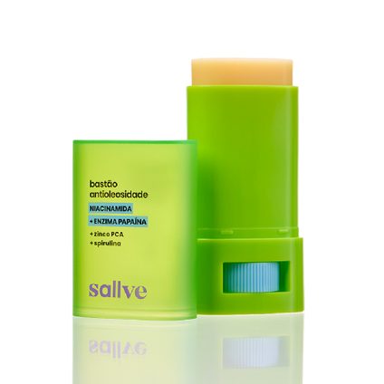 BASTÃO FACIAL ANTIOLEOSIDADE SALLVE 15G