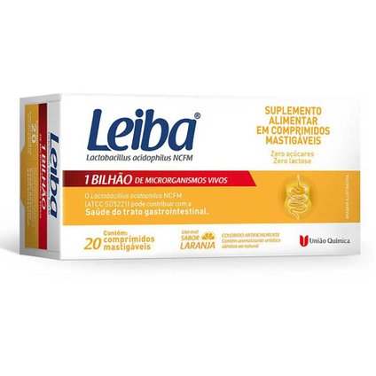 LEIBA 1BI LARANJA 20 COMPRIMIDOS