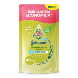 Sabonete Líquido De Glicerina Johnsons Baby Lavanda 180ml - Refil