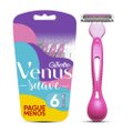 APARELHO DEPILATÓRIO GILLETTE VENUS SUAVE LEVE 6 UNIDADES PAGUE 5