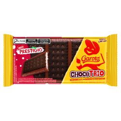 Biscoito Garoto Chocotrio Chocolate Ao Leite E Prestígio 90g