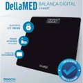 BALANÇA DIGITAL DELLAMED SMART PRETA ATÉ 180KG