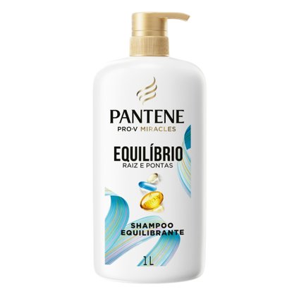 SHAMPOO PANTENE PRO-V MIRACLES EQUILÍBRIO RAIZ E PONTAS 1L