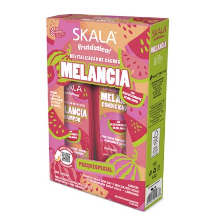 KIT SKALA MELANCIA SHAMPOO 325ML + CONDICIONADOR 325ML