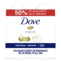 KIT DESODORANTE ROLL-ON DOVE ORIGINAL 2 UNIDADES 50ML CADA