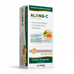 Suplemento Alimentar Along-c Cúrcuma 30 Cápsulas