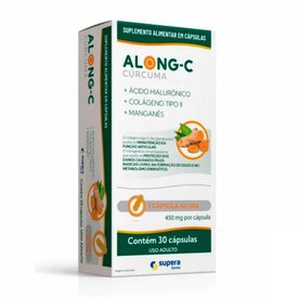 SUPLEMENTO ALIMENTAR ALONG-C CÚRCUMA 30 CÁPSULAS