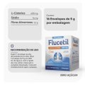SUPLEMENTO ALIMENTAR FLUCETIL ACETILCISTEÍNA 600MG SABOR LARANJA 16 UNIDADES 5G CADA
