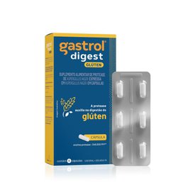 ENZIMA DIGESTIVA GASTROL DIGEST GLUTEN PROTEASE 6 CÁPSULAS