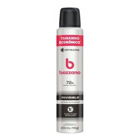 DESODORANTE AEROSSOL ANTITRANSPIRANTE BOZZANO INVISIBLE 200ML