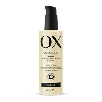 SÉRUM CAPILAR DE TRATAMENTO NOTURNO OX COLÁGENO 200ML