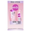 KIT SEDA LUMINOUS UV SHAMPOO 300ML + CONDICIONADOR GLYCOL COM VITA C COMPLEX 190ML
