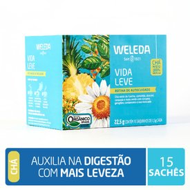 CHÁ WELEDA VIDA LEVE 22,5G 15 SAQUINHOS