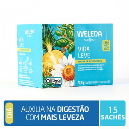 CHÁ WELEDA VIDA LEVE 22,5G 15 SAQUINHOS