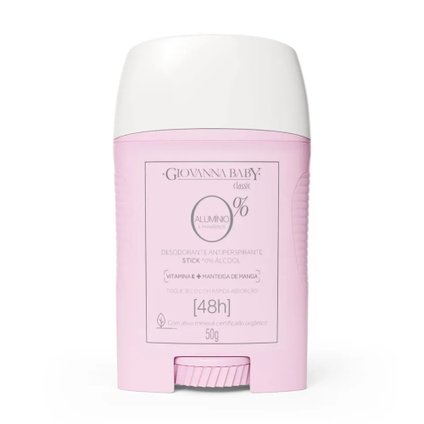 DESODORANTE EM STICK GIOVANNA BABY 0% ALUMÍNIO CLASSIC 50G