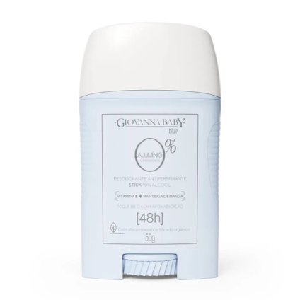 DESODORANTE EM STICK GIOVANNA BABY 0% ALUMÍNIO BLUE 50G