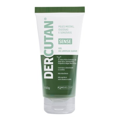 GEL DE LIMPEZA FACIAL DERCUTAN SENSE 150G