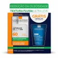 KIT LA ROCHE-POSAY FACIAL PROTETOR SOLAR ANTHELIOS SEM COR FPS60 40ML + GEL DE LIMPEZA EFFACLAR 50G