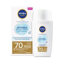 Protetor Solar Facial Nivea Sun Fluido Uv Face Specialist Invisible Fps70 40ml