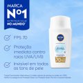 PROTETOR SOLAR FACIAL NIVEA SUN FLUIDO UV FACE SPECIALIST INVISIBLE FPS70 40ML