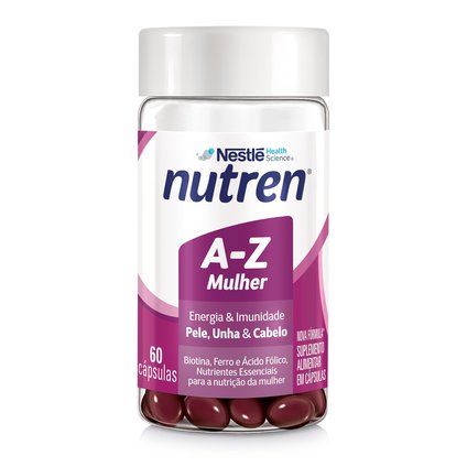 SUPLEMENTO ALIMENTAR NUTREN A-Z MULHER 60 CÁPSULAS