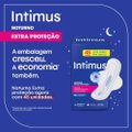 ABSORVENTE INTIMUS NOTURNO EXTRA PROTEÇÃO SUAVE COM ABAS 45 UNIDADES
