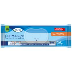 Toalhas Umedecidas Tena Dermacare 40 Unidades