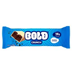Barra De Proteína 15g Bold Crunch Cookies Cream 50g