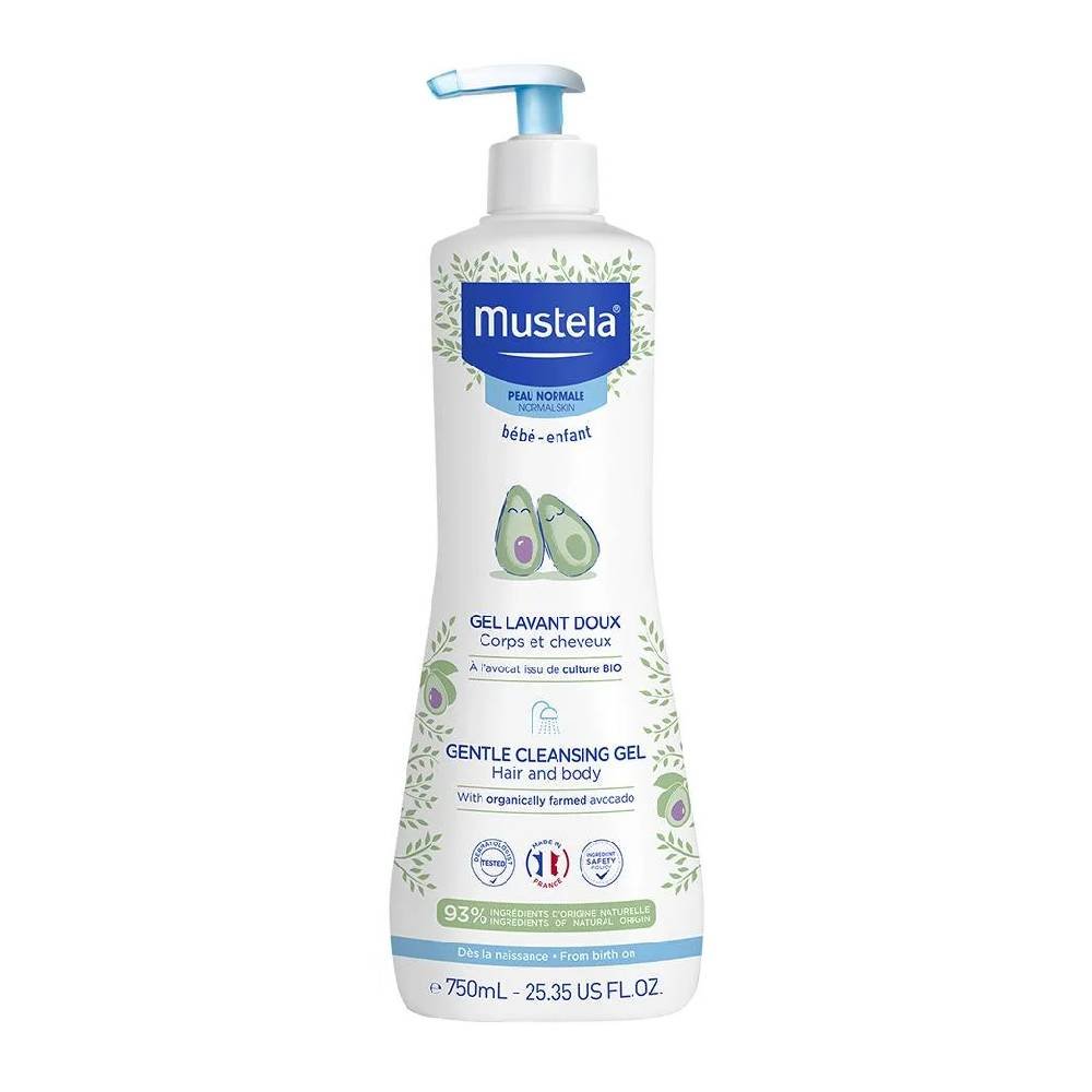 Gel Lavante Cabelo E Corpo Mustela Pele Normal 750ml