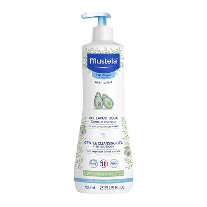 GEL LAVANTE CABELO E CORPO MUSTELA PELE NORMAL 750ML