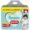 FRALDA PAMPERS PREMIUM CARE PANTS XXXG 80 UNIDADES
