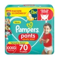 Kit Chá De Fralda Pampers Lenços Umedecidos Aloe Vera Leve 4 Pague 3 Com 48 Unidades + Fralda Pants Ajuste Total Xxxg 70 Unidades