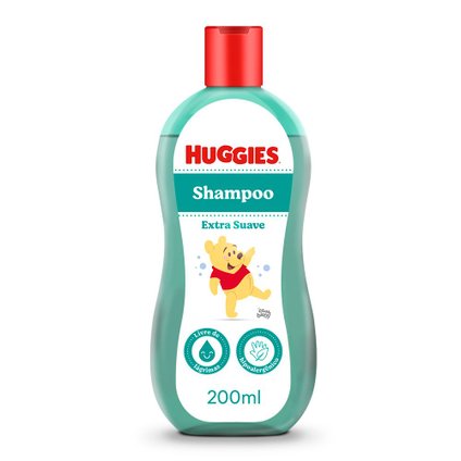 SHAMPOO HUGGIES EXTRA SUAVE PARA BEBÊ 200ML