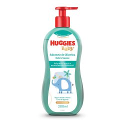 Sabonete Líquido Infantil Huggies Extra Suave Para Bebê 200ml