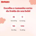FRALDA HUGGIES PROTEÇÃO ACOLCHOADA PANTS MAX G 88 UNIDADES