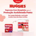 FRALDA HUGGIES PROTEÇÃO ACOLCHOADA PANTS MAX M 100 UNIDADES