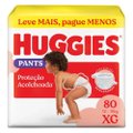 FRALDA HUGGIES PROTEÇÃO ACOLCHOADA MAX XG 80 UNIDADES