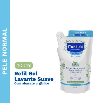 GEL LAVANTE MUSTELA PELE NORMAL REFIL 400ML