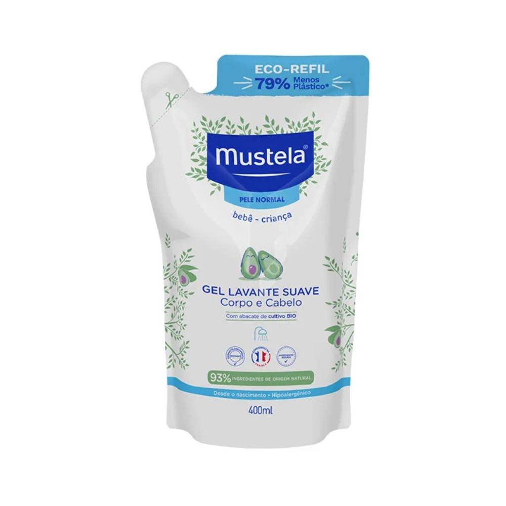 Gel Lavante Mustela Pele Normal Refil 400ml