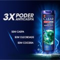 SHAMPOO ANTICASPA CLEAR MEN LIMPEZA DIÁRIA 2 EM 1 200ML