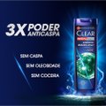 SHAMPOO ANTICASPA CLEAR MEN LIMPEZA DIÁRIA 2 EM 1 200ML