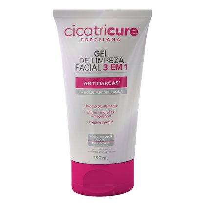 GEL DE LIMPEZA FACIAL CICATRICURE ANTIMARCAS 150ML