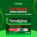 ANALGÉSICO E ANTITÉRMICO NOVALGINA DIPIRONA 1G 10 COMPRIMIDOS