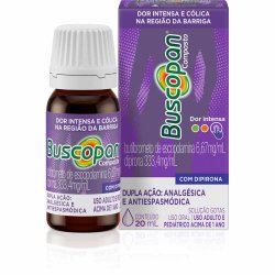 Analgésico Buscopan Composto Butilbrometo De Escopolamina 6,67mg/ml + Dipirona 333,4mg/ml Gotas 20ml