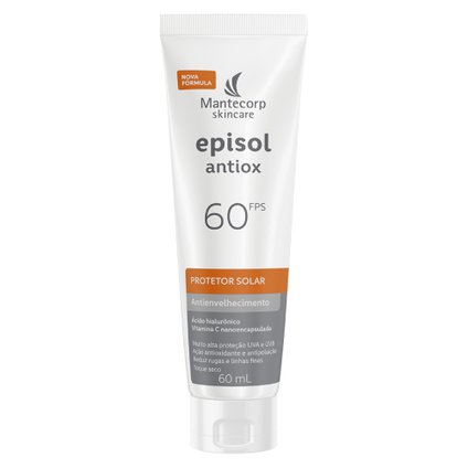 PROTETOR SOLAR FACIAL EPISOL ANTIOX FPS60 60ML